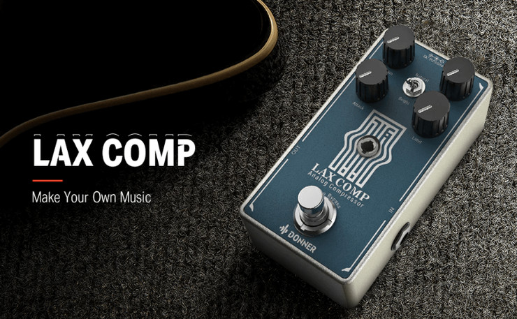 פדל קומפרסור אנלוגי EC1332 LAX COMP Guitar Pedal מבית DONNER