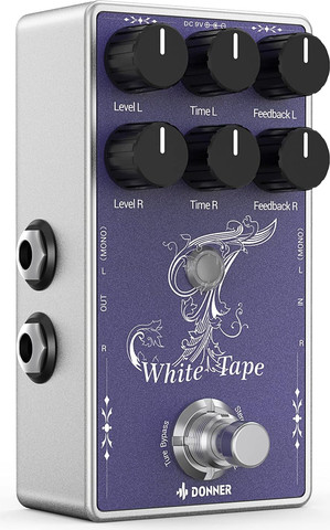 EC1335 פדאל דילי White Tape Delay Pedal מבית DONNER