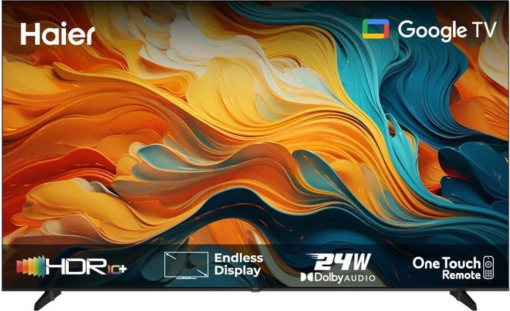 טלוויזיה חכמה Haier 65" 4K Smart LED H65K85FUX