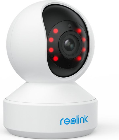 מצלמת אבטחה ביתית Reolink Wi-Fi E1 Zoom V2 8MP עם זום אופטי 3X לבן