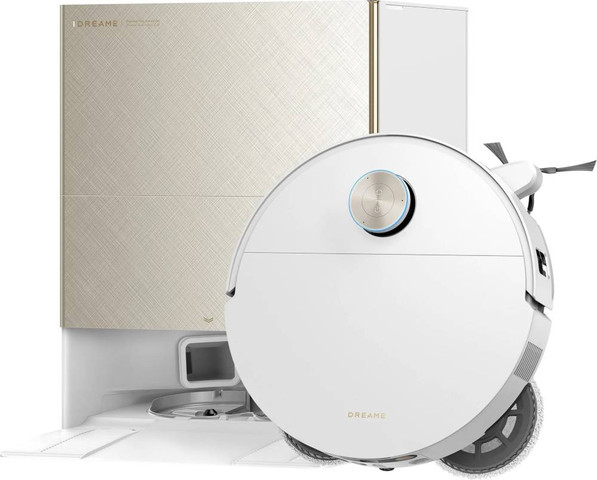 שואב אבק רובוטי מקרצף Dreame X60 Ultra Complete 35,000PA לבן