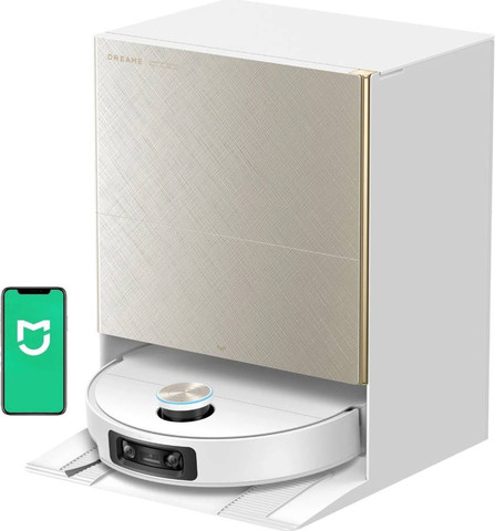 שואב אבק רובוטי מקרצף Dreame X60 Ultra Complete 35,000PA לבן