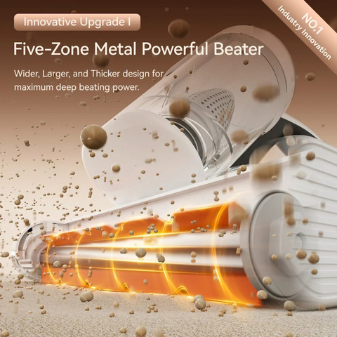 שואב מזרנים עוצמתי כולל טכנולוגיית UltraSonic משמיד קרדית האבק UWANT יוונט M600