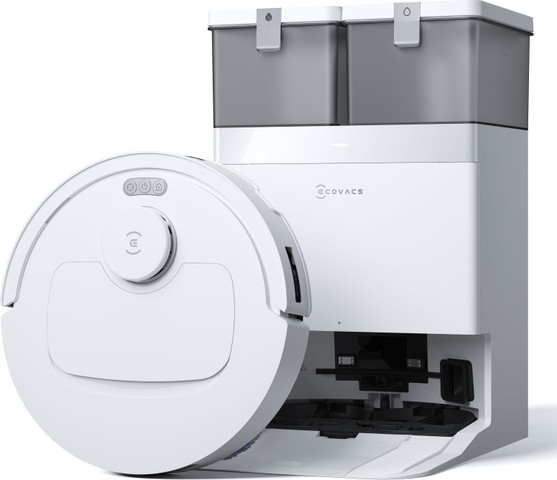 שואב אבק רובוטי שוטף כולל עמדת ריקון אוטומטי Ecovacs אקווקס Deebot T30C Prime