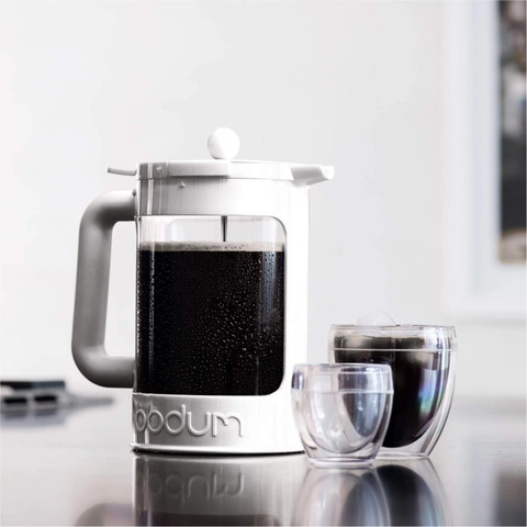 חולט קפה קולד ברו BEAN בנפח 1.5 ליטר מבית Bodum – לבן