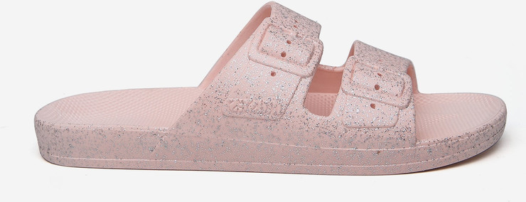 Fredoom Moses Kids Glitter Pink -  כפכפים לילדות מוזס בצבע ורוד עם נצנצים