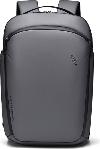 תיק גב Voyager Max-Tech 25L למחשב 16 אינץ' עם יציאת USB מבית כאמל מאונטין - אפור אפר