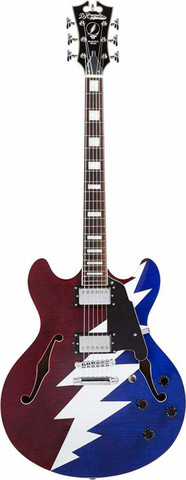 גיטרה רבע נפח + נרתיק  Premier DC Grateful Red/White/Blue