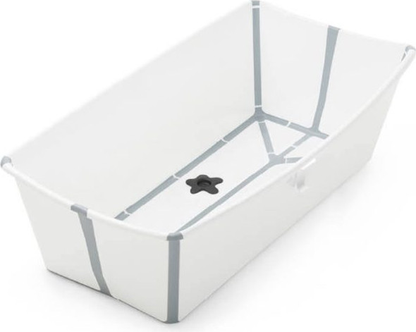 אמבטיה מתקפלת Flexi Bath XL צבע לבן/אפור  STOKKE