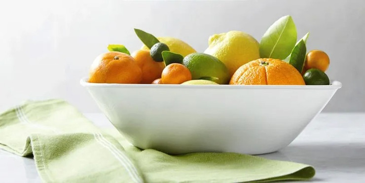 קערת סלט מרובעת 1 ליטר Pure White קורל