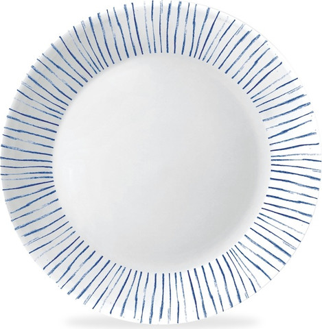 צלחת מנה עיקרית 26 ס"מ  Botanical Stripes קורנינג, תוצרת ארה"ב