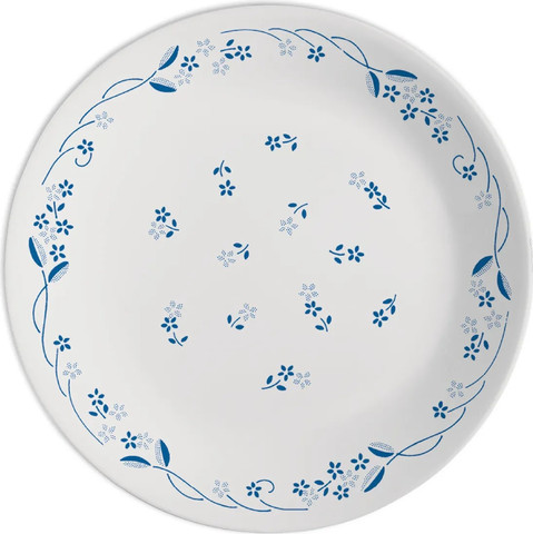 צלחת עוגה 17 ס"מ, Provincial Blue  מבית Corning Corelle תוצרת ארצות הברית