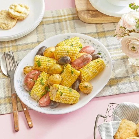 מגש אובלי 31 ס"מ, Country Cottage קורנינג, תוצרת ארה"ב