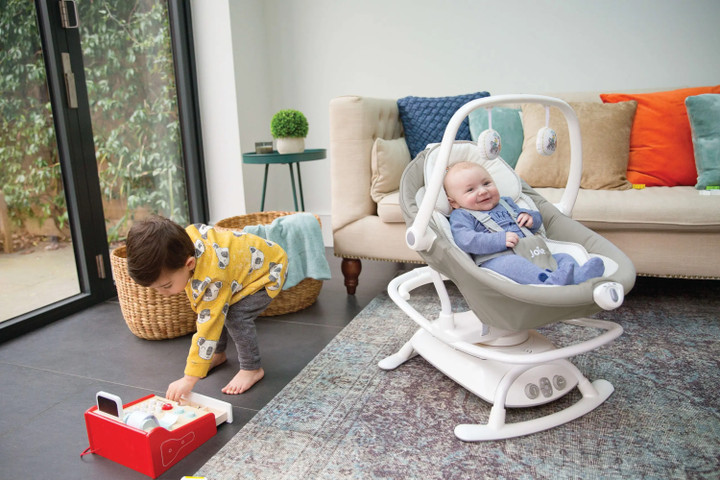 נדנדה משולבת טרמפולינה לתינוק Sansa סנסה 2in1 בז Cosmo Tan – גואי