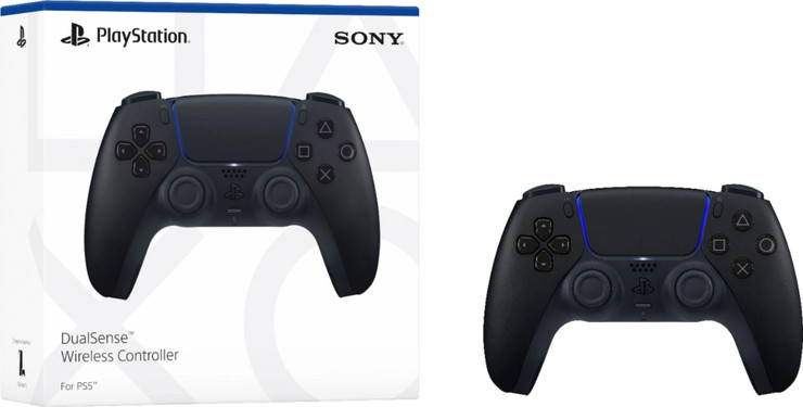 בקר משחק אלחוטי Sony PlayStation DualSense V2 PS5 צבע Midnight Black