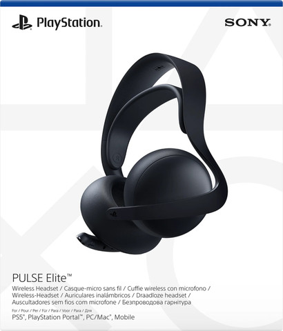 אוזניות אלחוטיות לקונסולת PS5 פלייסטיישן 5 Pulse Elite For PS5 שחור