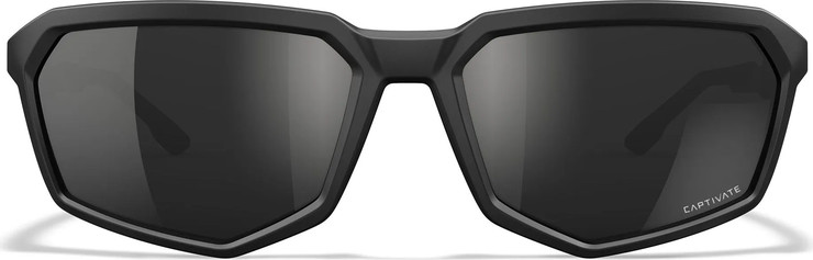 משקפי שמש ומגן פולירייזד  WILEY X דגם RECON BLACK