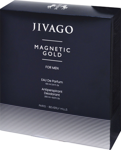 MAGNETIC GOLD BLACK סט א.ד.פ + דאודורנט ספריי לגבר