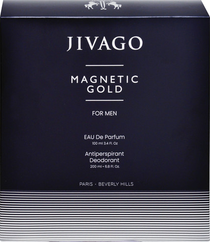 MAGNETIC GOLD BLACK סט א.ד.פ + דאודורנט ספריי לגבר