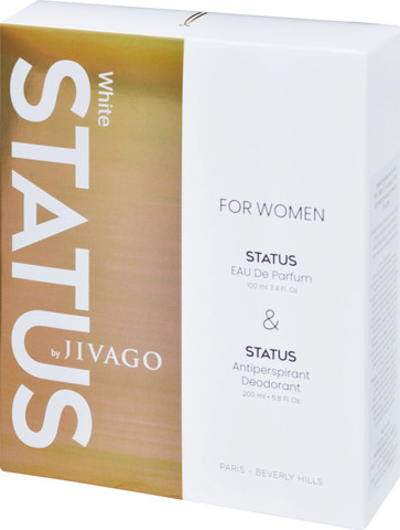 STATUS WHITE סט א.ד.פ + דאודורנט ספריי לאשה