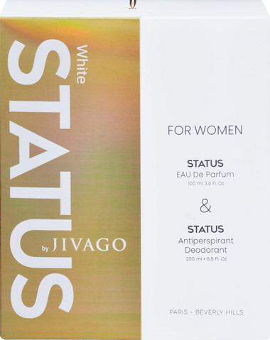 STATUS WHITE סט א.ד.פ + דאודורנט ספריי לאשה