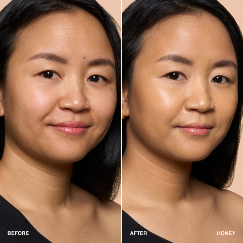 FOUNDATION מייק אפ בגימור מאט עם מקדם הגנה HONEY - SPF15