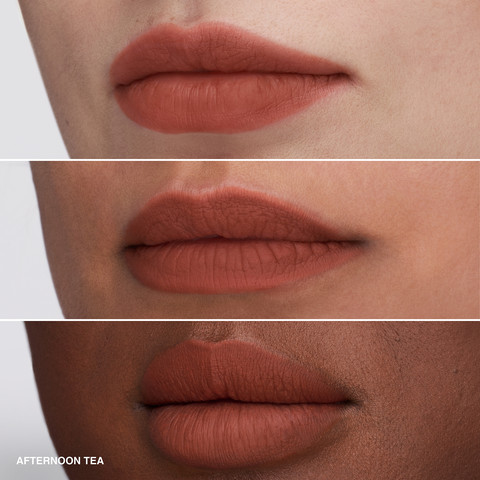 LUXE CASHMERE שפתון יוקרתי רווי בפיגמנט בגימור מאט רך - AFTERNOON TEA