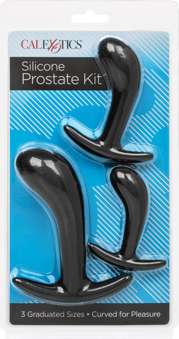 סט 3 פלאגים אנאלים מסיליקון | Silicone Prostate Kit ,שחור