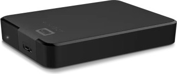כונן חיצוני קשיח Western Digital Elements Portable 5TB בצבע שחור