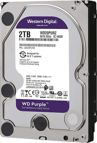 דיסק פנימי Western Digital Purple Desktop WD23PURZ 2TB