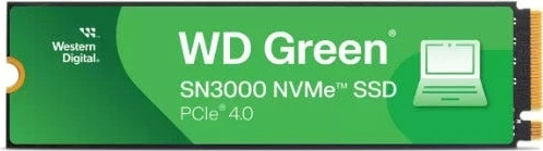 כונן SSD פנימי Western Digital Green SN3000 בנפח 500GB בתצורת M.2 PCIe NVMe WDS500G4G0E
