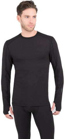 חולצת מיקרופליס לגברים Thermolator 2.0 M Crew Black
