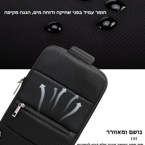 תיק עסקים Ranger™ ProX 5L מעור PU - שחור