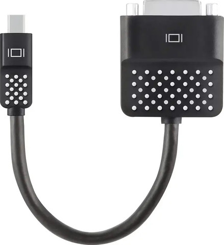 מתאם Mini DisplayPort ל –DVI שחור