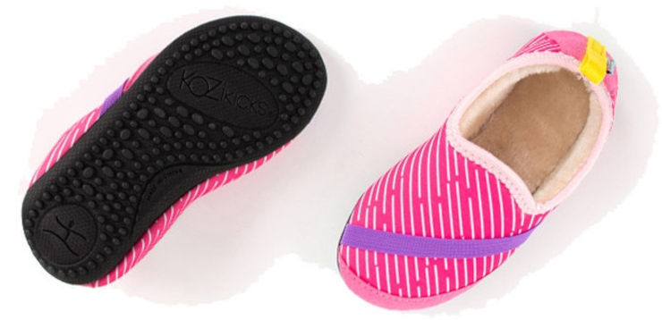 נעליים לילדים Kozikicks Kids Slippers pink