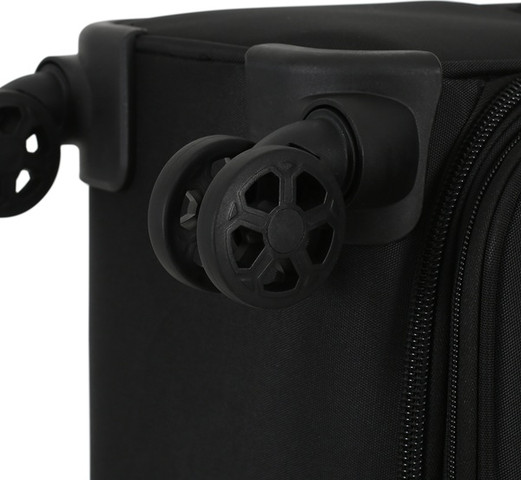 סט 3 מזוודות בד 20"/24"/28" דגם HORIZON מבית המותג היוקרתי Luan-שחור