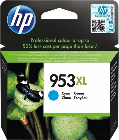 ראש דיו כחול מקורי HP אייץ' פי F6U16AE 953XL