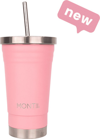 כוס שייק בצבע תות  MontiiCo Original Smoothie Cup - Strawberry