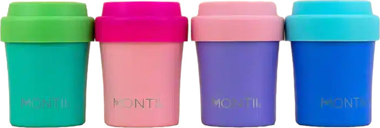 ספל  קפה תרמי מנירוסטה - מיני MontiiCo Mini Coffee Cup - Strawberry