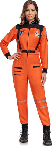 תחפושת אסטרונאוטית NASA כתומה