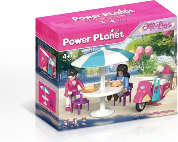 סט פיקניק וקטנוע ורוד | Power Planet