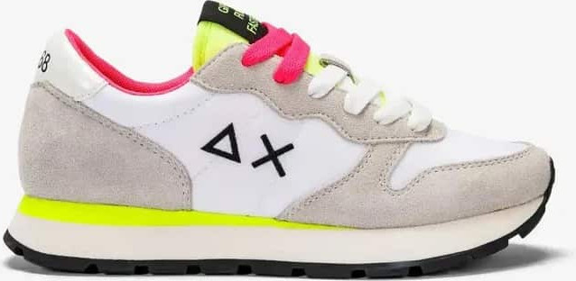 נעלי סניקרס SUN68 ALLY SOLID NYLON - White