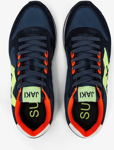 נעלי סניקרס SUN68 JAKI FLUO - Navy Blue
