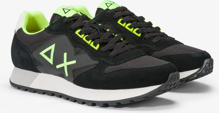 נעלי סניקרס SUN68 JAKI FLUO - Black