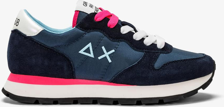 נעלי סניקרס SUN68 ALLY SOLID NYLON - Navy Blue
