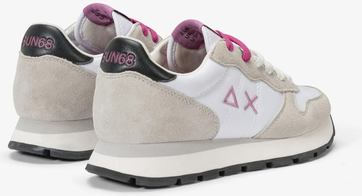 נעלי סניקרס SUN68 ALLY SOLID NYLON - White