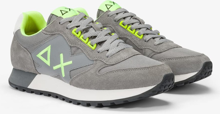 נעלי סניקרס SUN68 JAKI FLUO - Light Gray