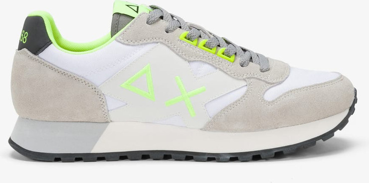 נעלי סניקרס SUN68 JAKI FLUO - White