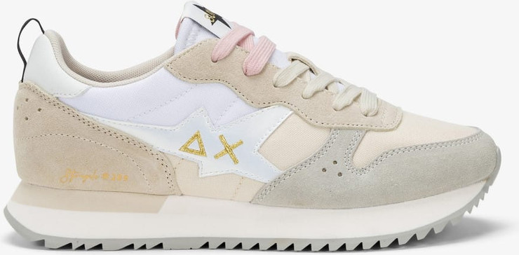 נעלי סניקרס SUN68 STARGIRL MULTICOLOR - White