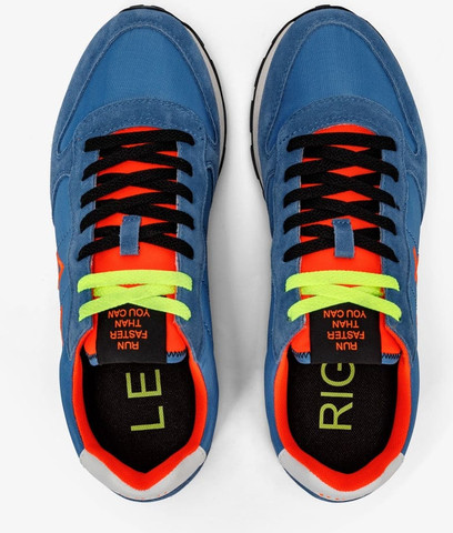 נעלי סניקרס SUN68 TOM FLUO - Blue
